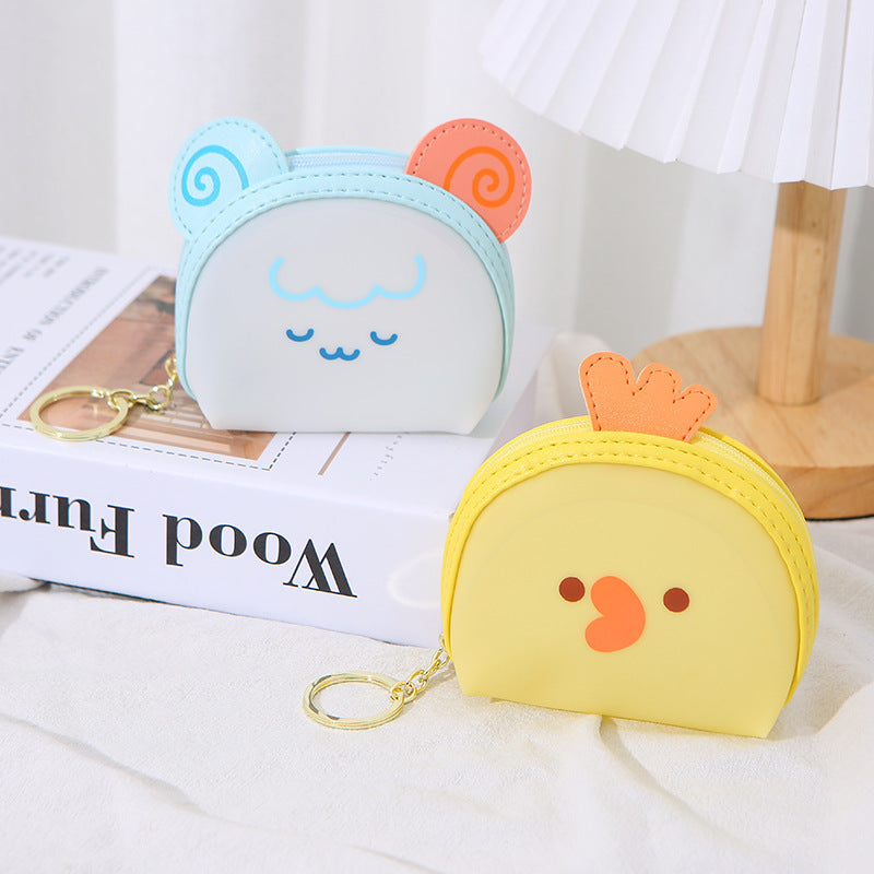 cartoon jelly color cute animal coin purse