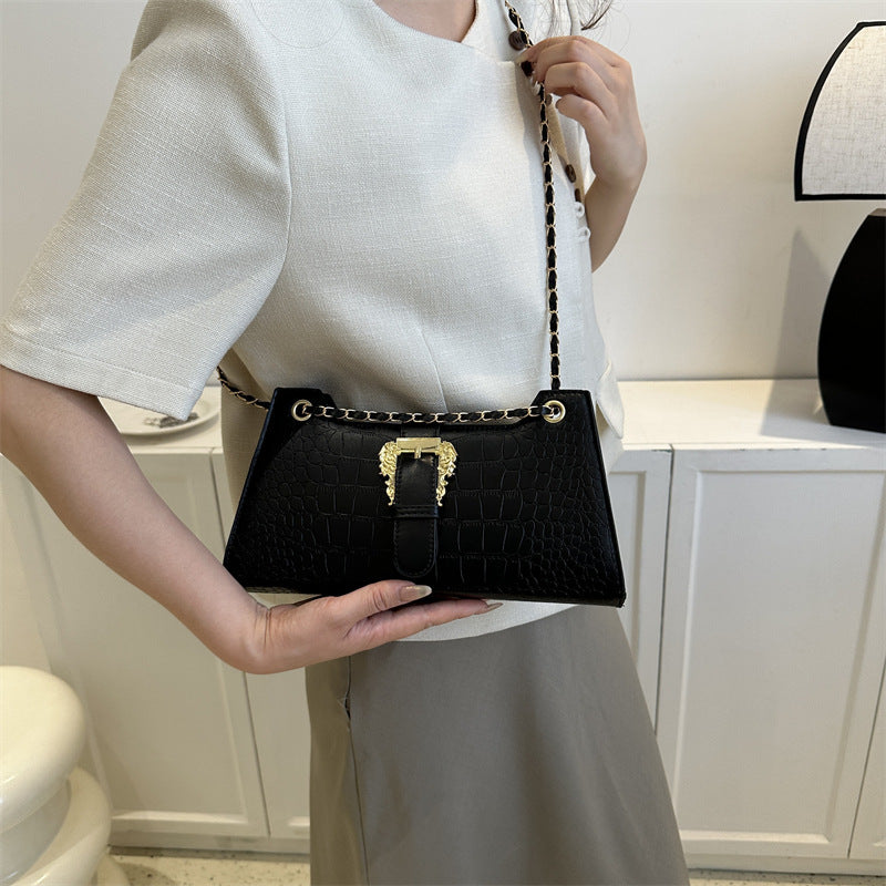 womens fashion simple chain fashion bag shoulder bag casual trend crossbody small square bag