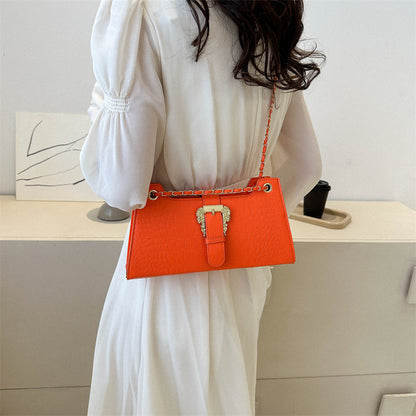 womens fashion simple chain fashion bag shoulder bag casual trend crossbody small square bag