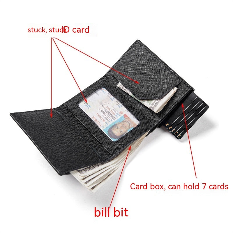 carbon fiber large capacity automatic aluminum box anti theft swiping multiple card slots tri fold card holder wallet