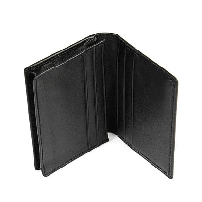 leather anti magnetic rfid anti theft swiping change document package card holder