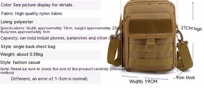 outdoor wear resistant sports chest bag