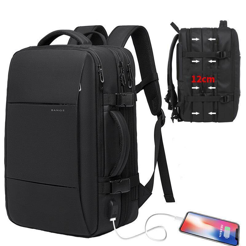 foldable large capacity business backpack mens travel bag waterproof backpack