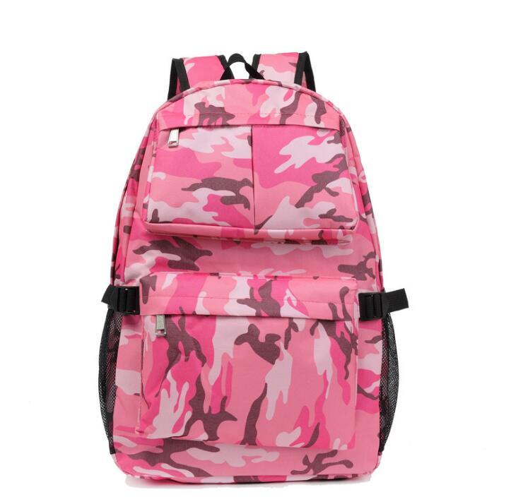 camouflage stylish backpack leisure large capacity waterproof backpack for men and women