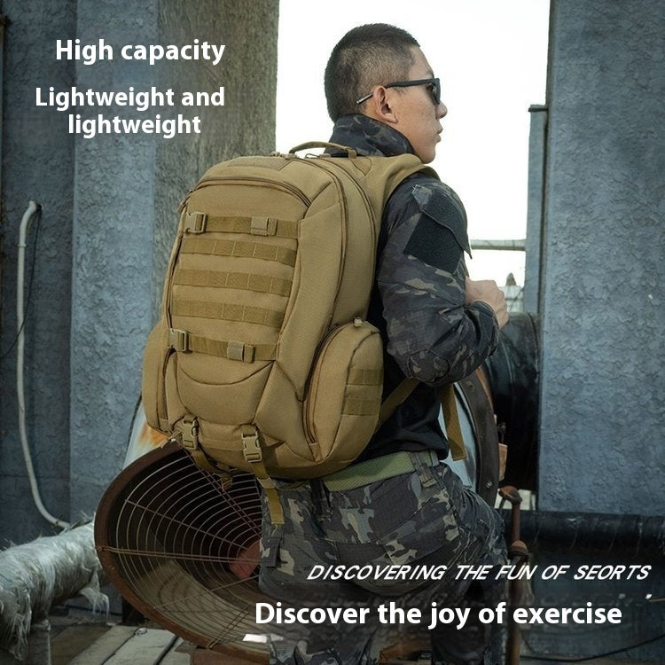 tactical outdoor army fan mountaineering backpack
