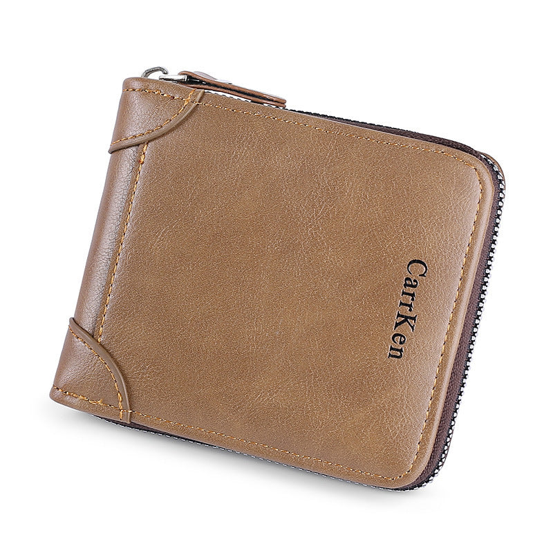 retro mens horizontal multifunctional card holder