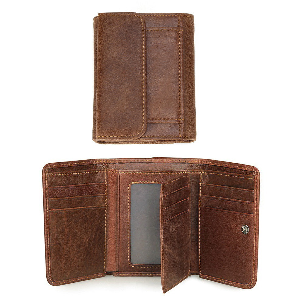 mens ultra thin leather wallet