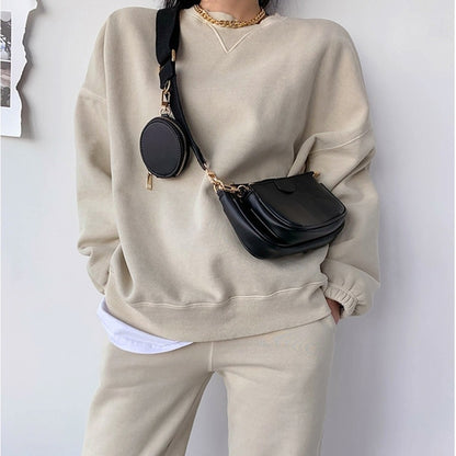 hand bag set black college luxury bags for women