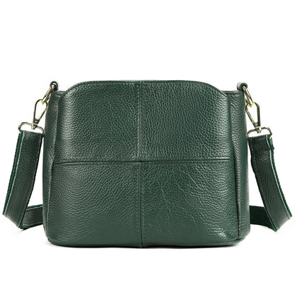 genuine leather ladies bag casual shoulder messenger bag