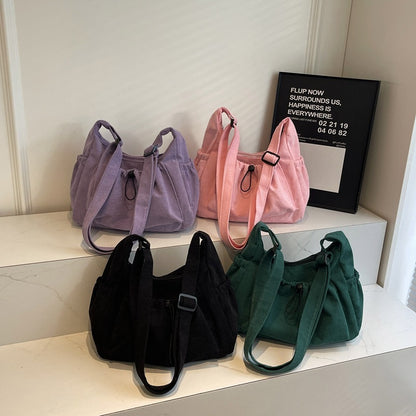 solid-color-retro-casual-easy-matching-tote-bag