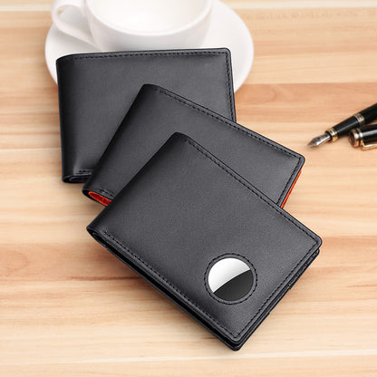 fashion men leather tracker wallet