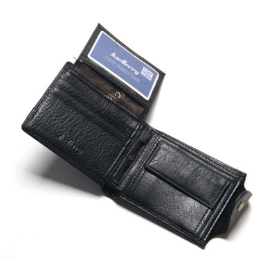 european and american casual mens wallet multi function short wallet