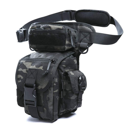 antarctica waterproof military tactical drop leg pouch bag type b cross over leg rig outdoor bike cycling hiking thigh bag