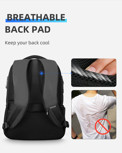 large capacity anti theft backpack