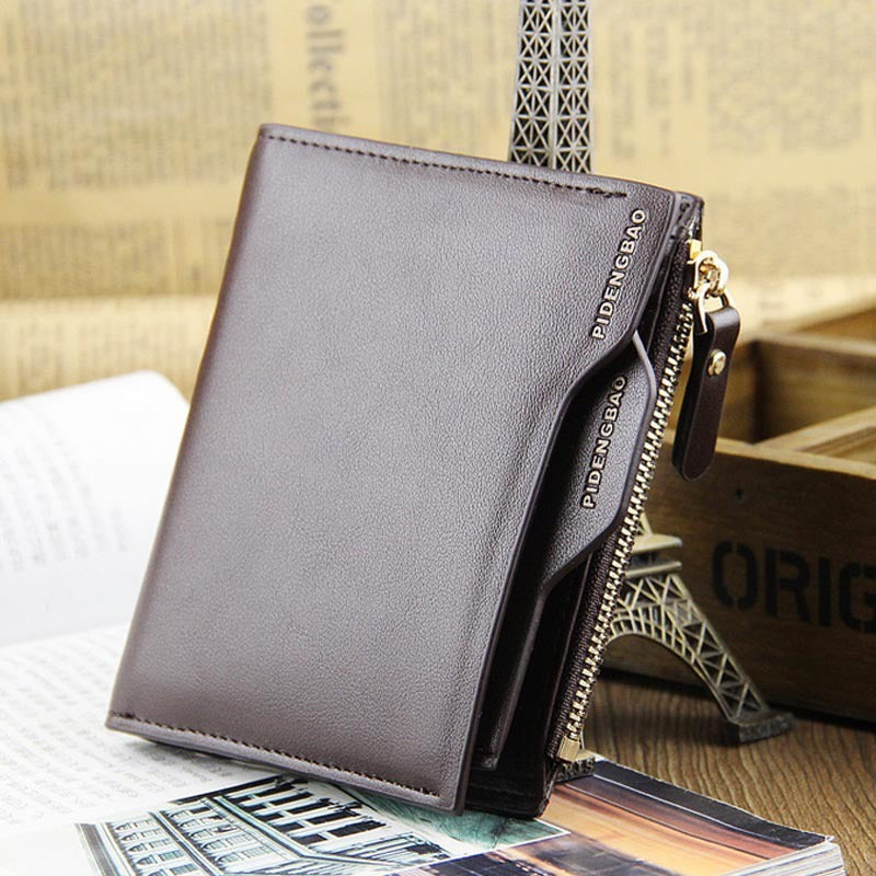 new wallet men short section wallet cross section mens vertical card package drivers license package