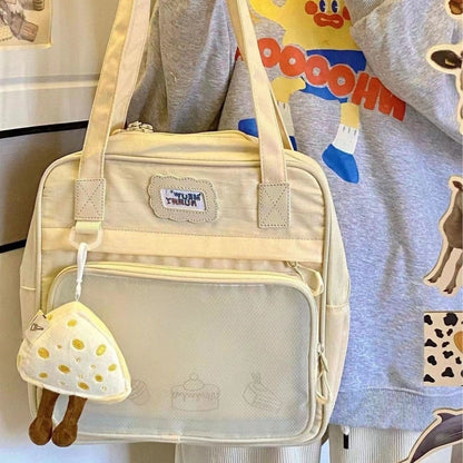 Cross-border Japanese Sweet Style Female Large Capacity Tote Student Class Schoolbag