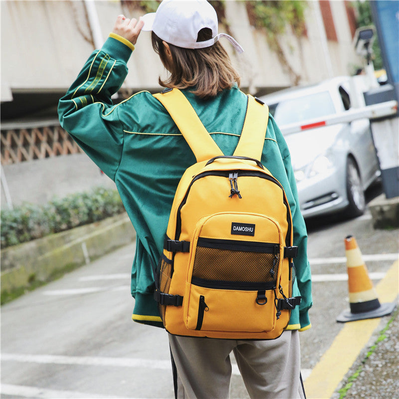 student canvas backpack