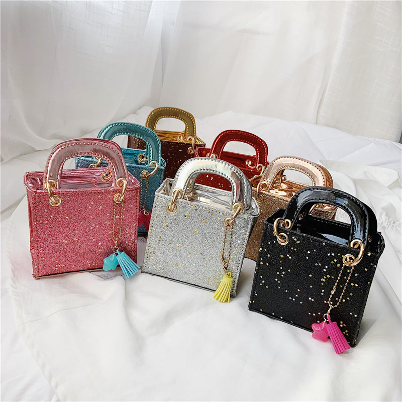 childrens sequined shoulder bag