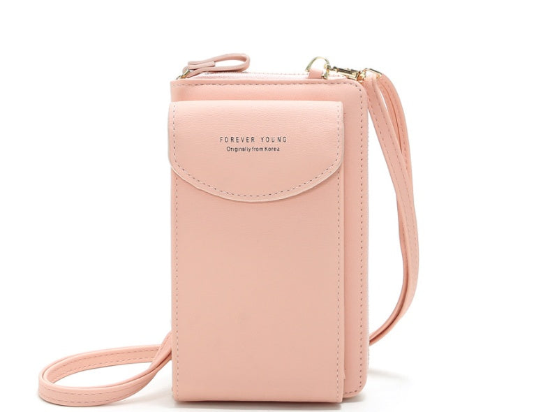 mobile phone bag zipper women diagonal bag