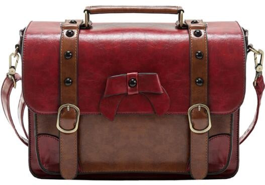 briefcase ladies handbag bow