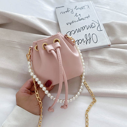 vintage pearl crossbody bag