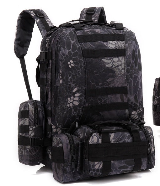 mens travel backpack oxford cloth outdoors backpack army camouflage tactics double shoulder bag mountaineering large combination backpack