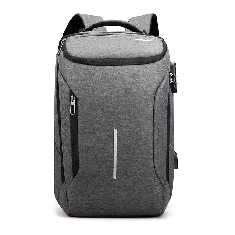 anti theft and waterproof usb shoulder computer bag