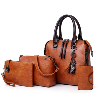 multi piece set new wave fashion handbag bag retro simple child bag shoulder bag messenger bag