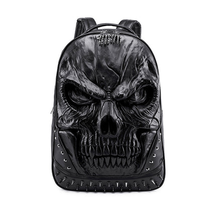 embossed three dimensional big face handbag