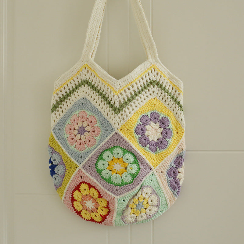 Hand-woven Creative Handicraft Vegetable Basket Small Shoulder Bag