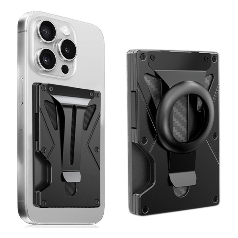 tracker rfid anti theft swiping metal wallet