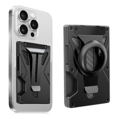 tracker rfid anti theft swiping metal wallet