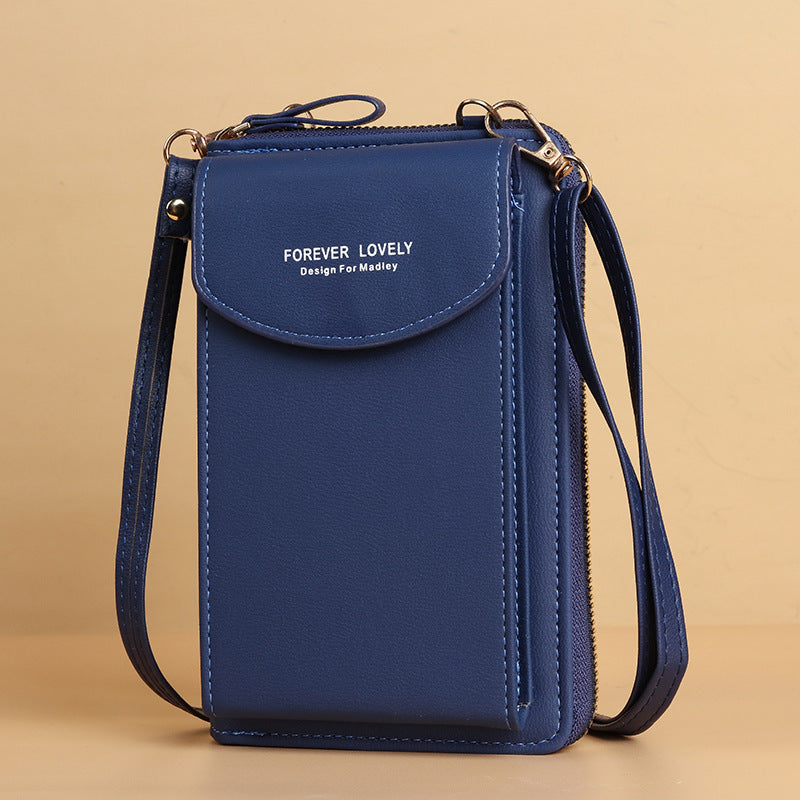 mobile phone crossbody bags clutch large capacity long wallet shoulder bag women