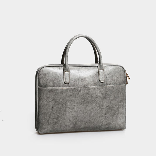 14 leather computer bag fashion cowhide briefcase