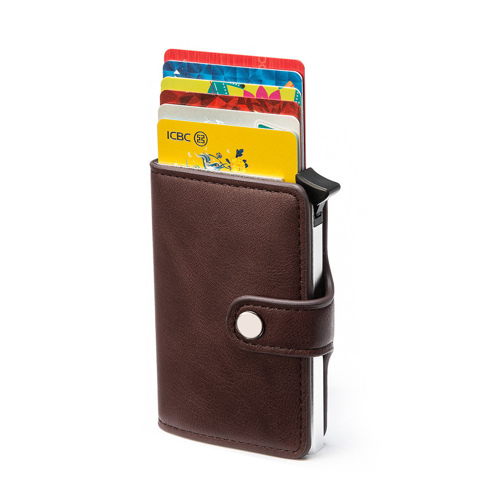 multifunctional anti theft metal card holder