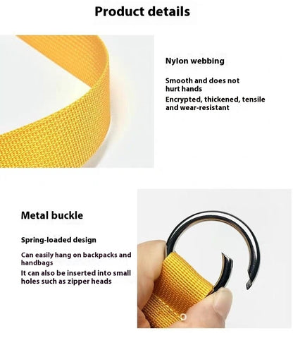 external luggage strap with multifunctional elastic buckle