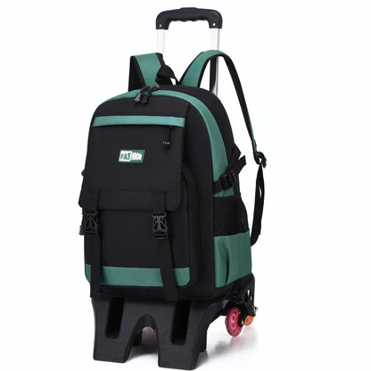 leisure primary school student large capacity pull rod backpack