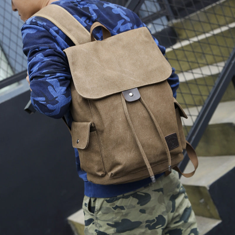 fashio leisure canvas travel backpack