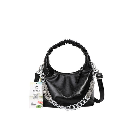 womens fashion pleated handbag crossbody