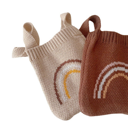 baby shoulder knitted bag coin purse