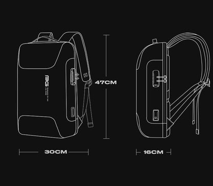 waterproof large capacity commuter computer backpack