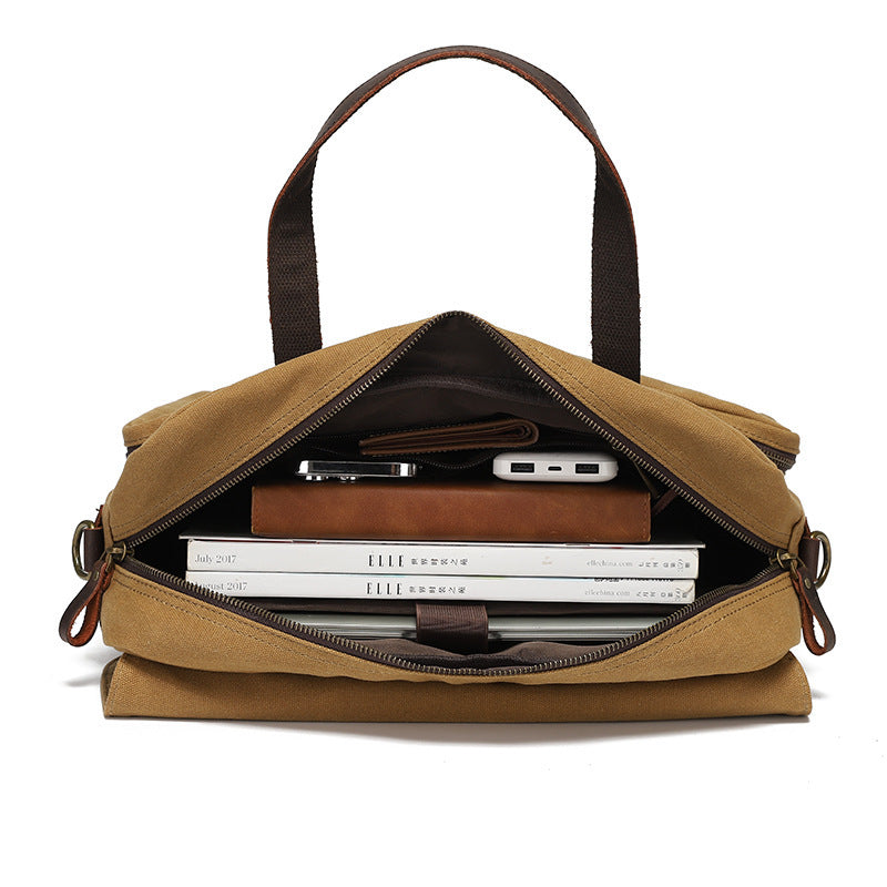 portable briefcase mens one shoulder crossbody outdoor travel