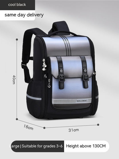 high quality student spine protection large capacity childrens backpack for grades one to three to six