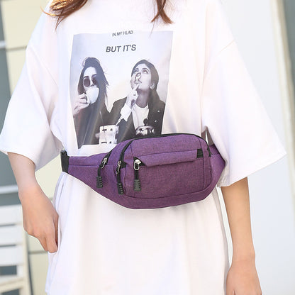 running mobile phone lightweight oxford cloth crossbody back