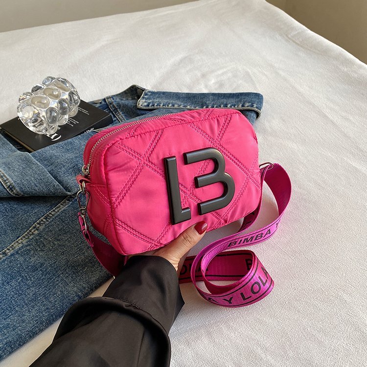solid color small square bags women fashion underarm bag rhombic sewing shoulder messenger bags