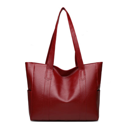 retro large capacity womens shoulder bag