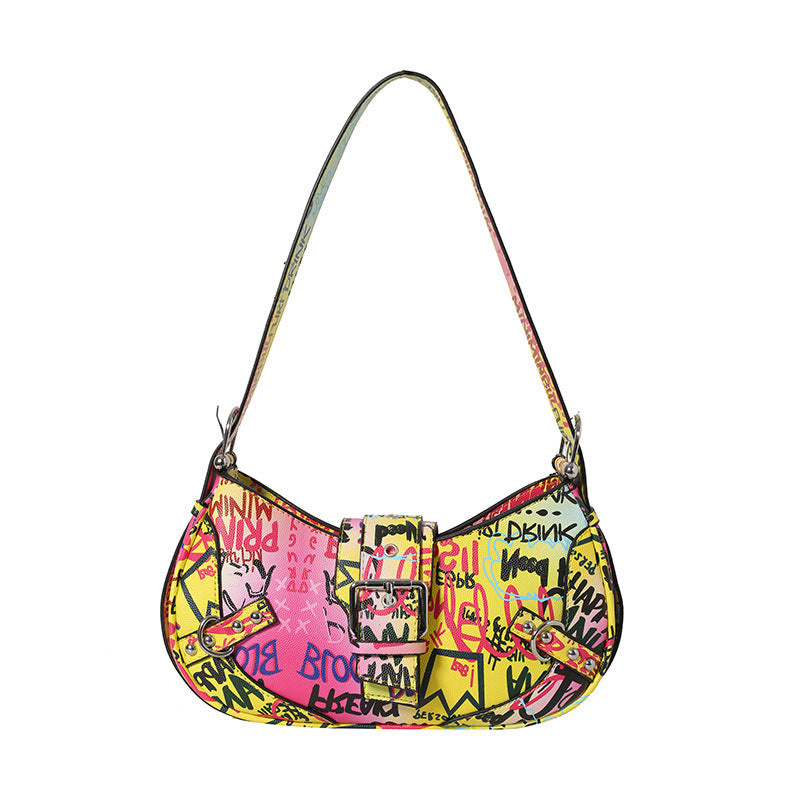 underarm bag fashion letter shoulder messenger bag