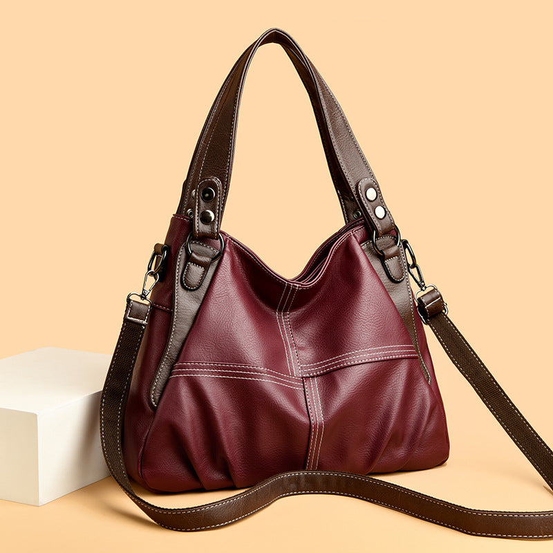 Womens Stylish Versatile Tote And Crossbody Bag