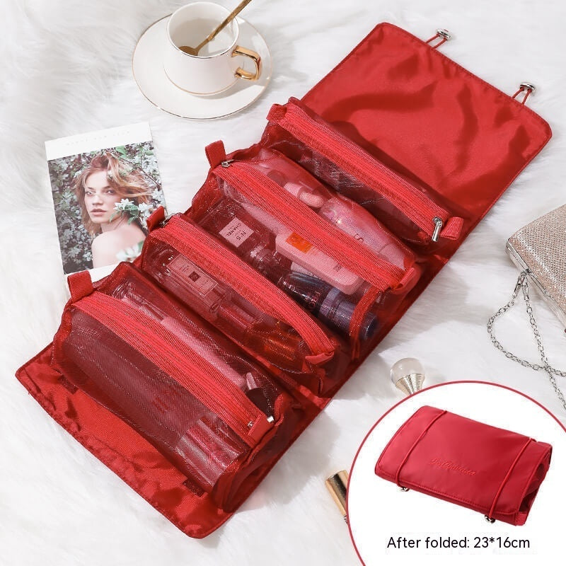 cosmetic bag detachable four in one portable out storage bag