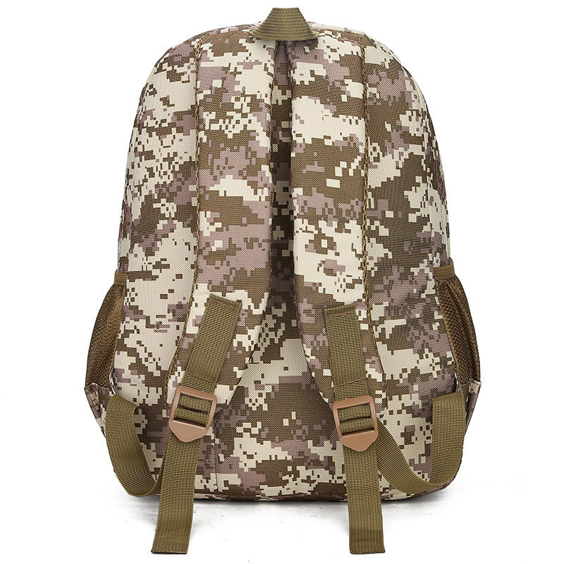 camouflage backpack outdoor large capacity backpack male and female student school bag